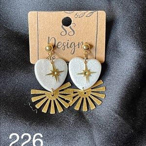 Polymer clay earrings